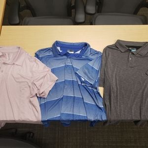 3 Polo shirts for $35